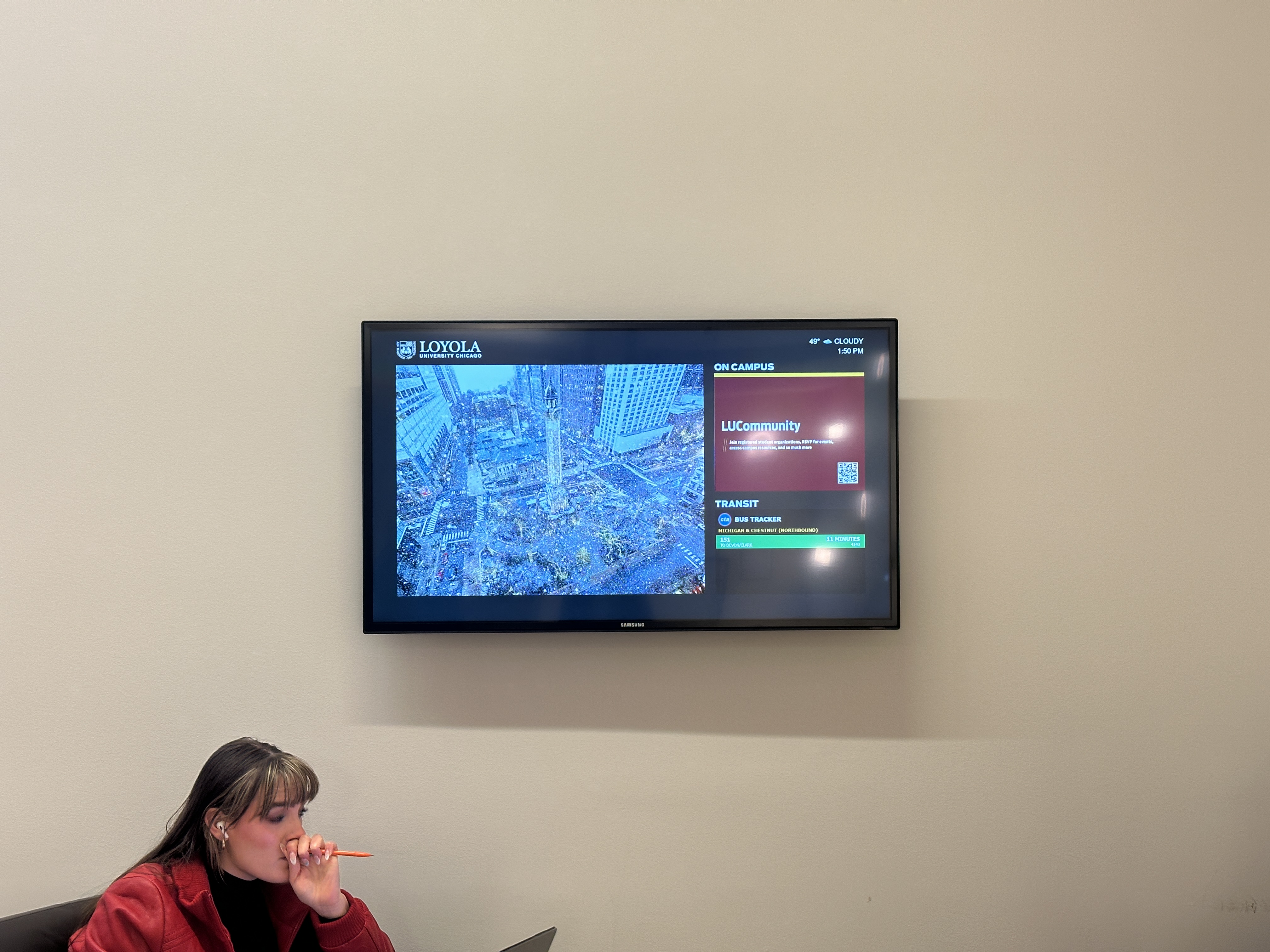 SOC 1st Floor Elevator Area Digital Signage